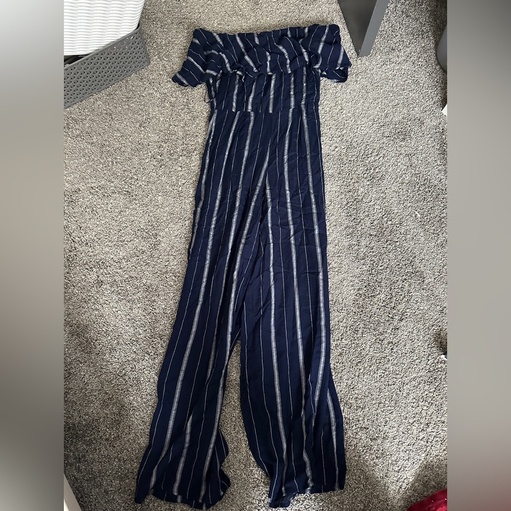 Altar’d State Navy Jumpsuit